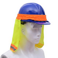 Orange Summer Hard Hat Mesh Sunshade
